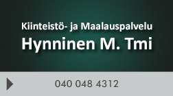 Tmi Kiinteistö- ja Maalauspalvelu M. Hynninen logo